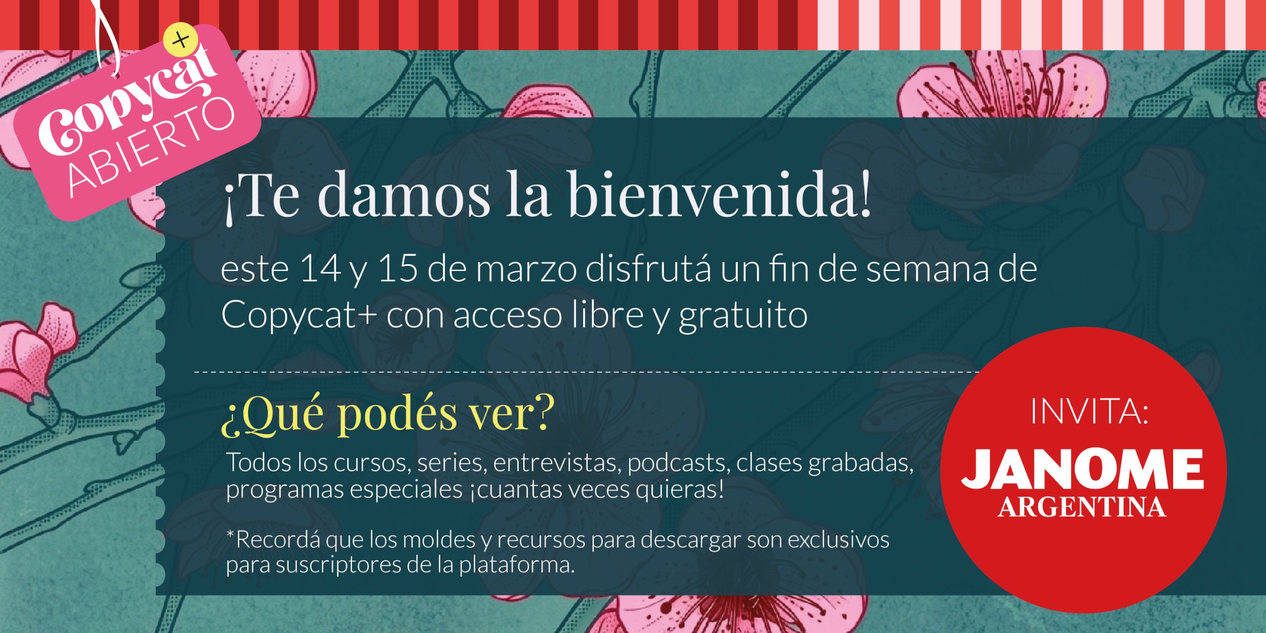 ¡Bienvenidos JANOME!