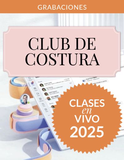 Clases grabadas del club de costura 2025