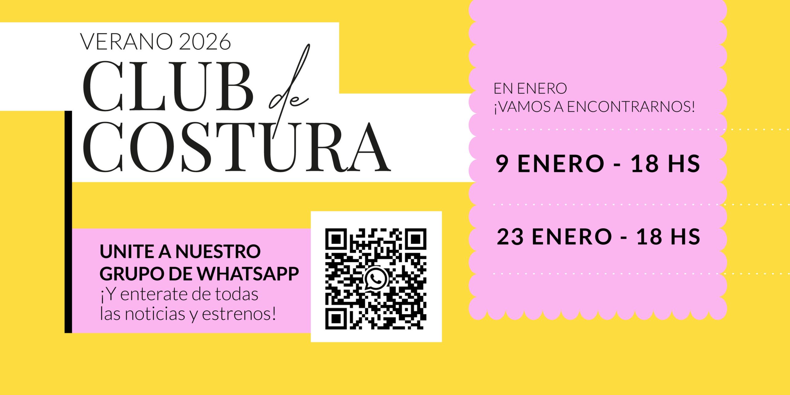 Clases en vivo - Club de costura 2026