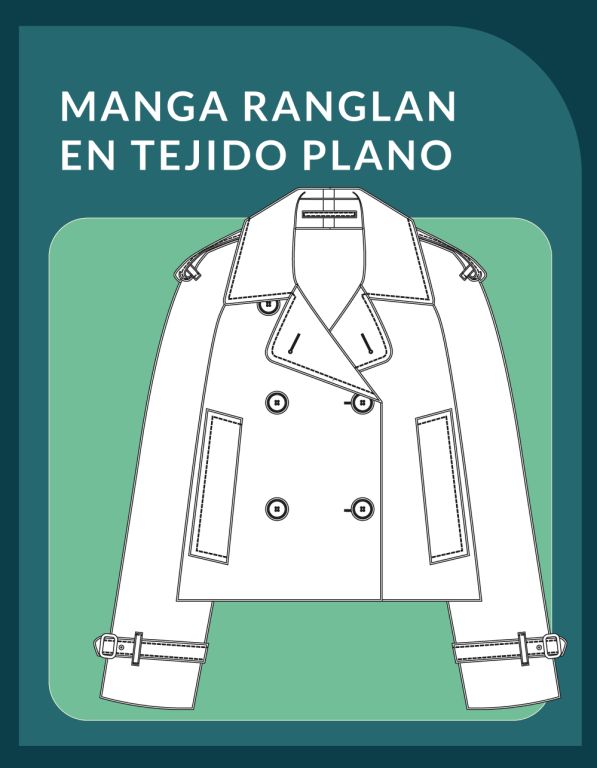 Manga ranglan para tejido plano