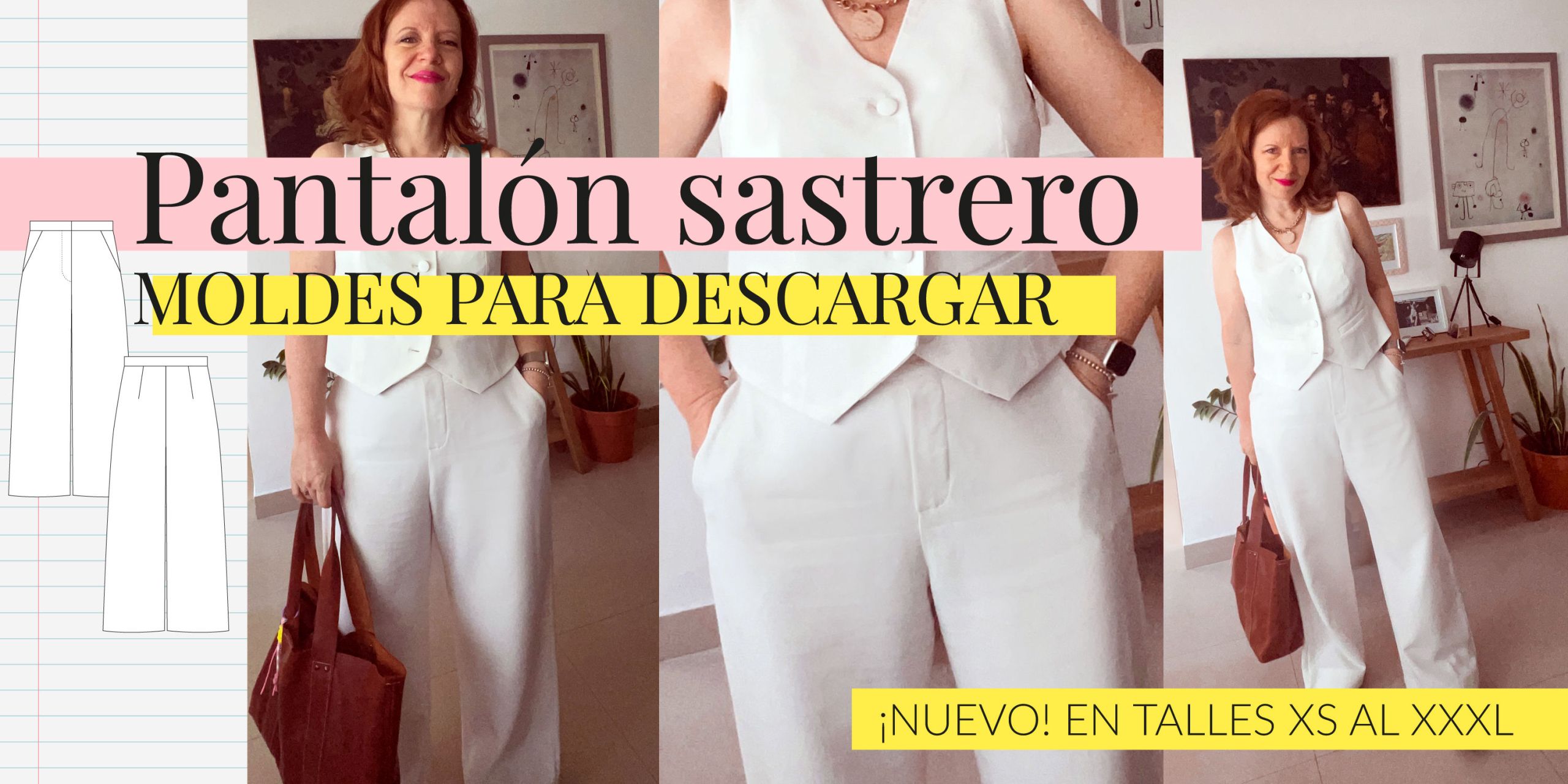 Molde: Pantalón sastre