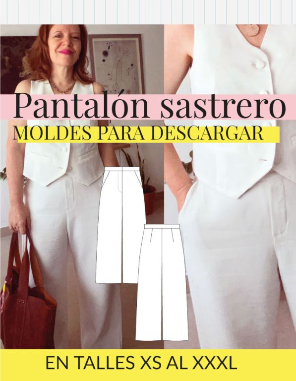 Molde: Pantalón sastre