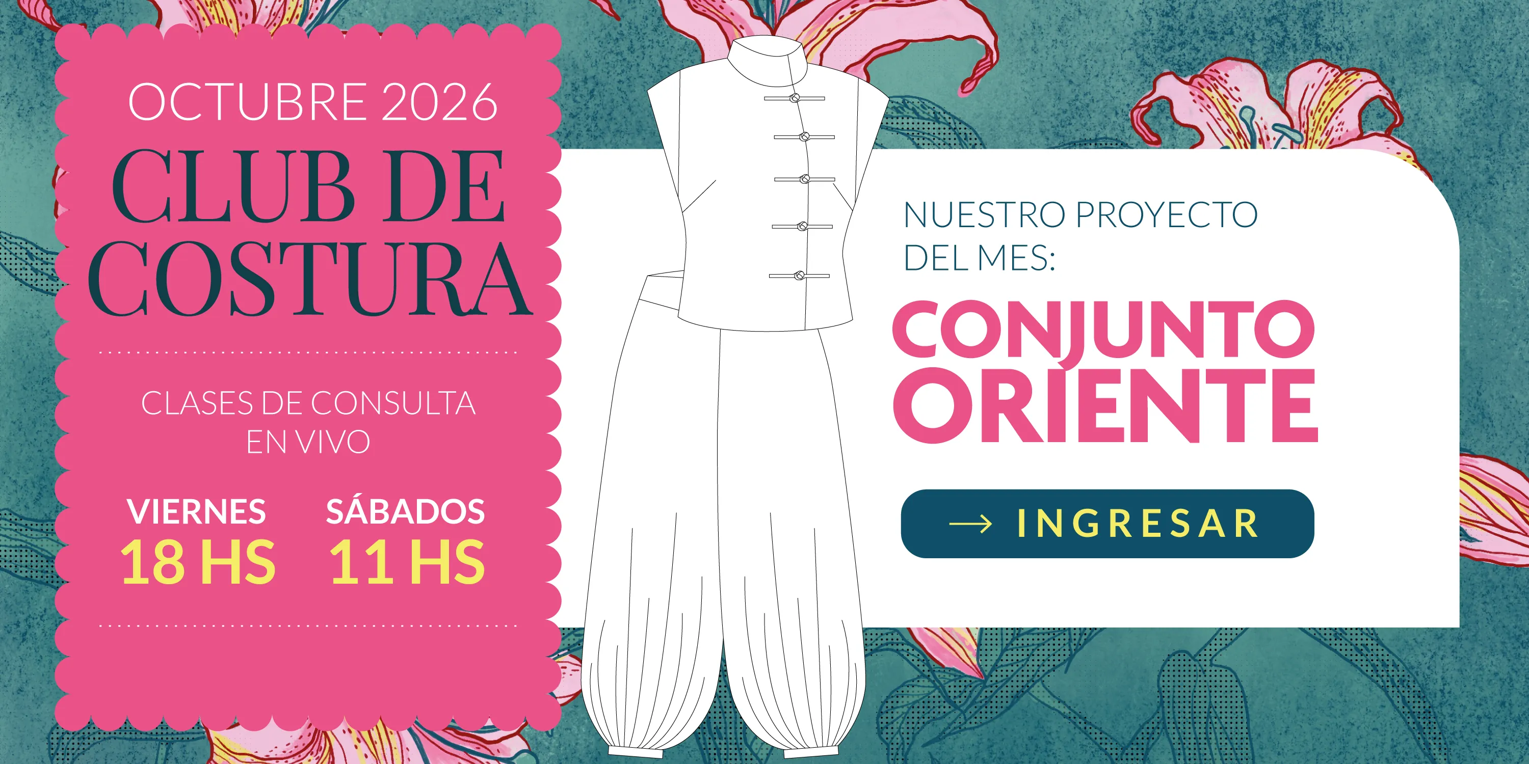 Clases en vivo - Club de costura 2026