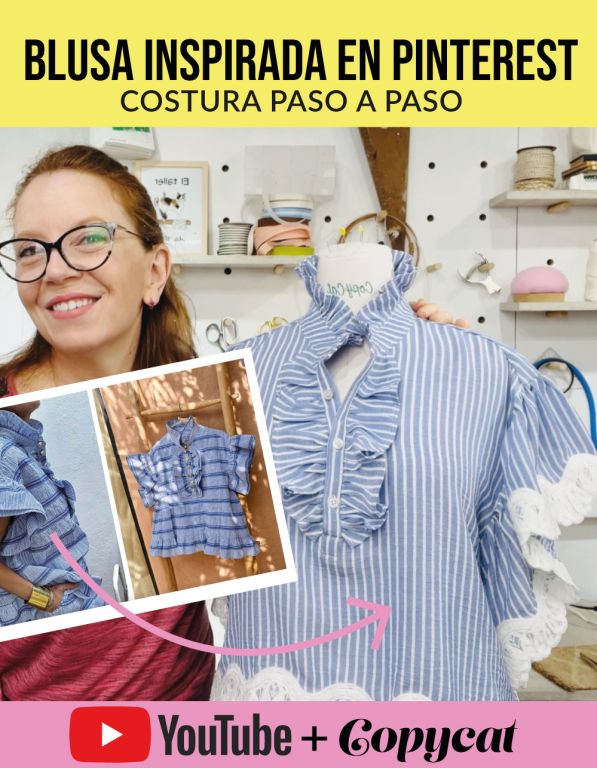 Blusa romántica inspirada en Pinterest